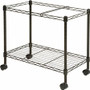 Lorell Mobile File Cart - 4 Casters - Steel - 12.88" Width x 25.75" Depth x 20.50" Height - Black Product Image 