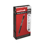 uniball Power Tank RT Ballpoint Pen, Retractable, Bold 1 mm, Black Ink, Smoke/Black Barrel, Dozen View Product Image