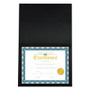 Universal Certificate/Document Cover, 8.5 x 11; 8 x 10; A4, Black, 6/Pack (UNV76895) View Product Image