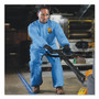 KleenGuard A60 Elastic-Cuff, Ankle and Back Coveralls, Large, Blue, 24/Carton (KCC45003) View Product Image