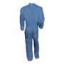 KleenGuard A60 Elastic-Cuff, Ankle and Back Coveralls, Large, Blue, 24/Carton (KCC45003) View Product Image