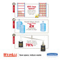WypAll X80 Cloths, HYDROKNIT, POP-UP Box, 8.34 x 16.8, Red, 80/Box, 5 Box/Carton View Product Image