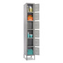 Safco Box Locker, 12w x 18d x 78h, Two-Tone Gray (SAF5524GR) View Product Image