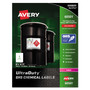 Avery UltraDuty GHS Chemical Waterproof and UV Resistant Labels, 8.5 x 11, White, 50/Box View Product Image