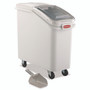 Rubbermaid Commercial ProSave Mobile Ingredient Bin, 20.57 gal, 13.13 x 29.25 x 28, White, Plastic View Product Image