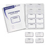 C-Line Registry Log Visitor Badges - Carbonless Copy - White Product Image 
