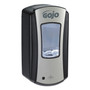 Gojo LTX-12 Touch-free Foam Soap Dispenser - Automatic - 1.27 quart Capacity - Site Window, Refillable, Touch-free, Lockable, Skylight - Chrome, Black - (GOJ191904) Product Image 