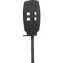 Kantek Floor Stand for Sanitizer Dispensers, Height Adjustable from 50" to 60", Black View Product Image