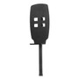 Kantek Floor Stand for Sanitizer Dispensers, Height Adjustable from 50" to 60", Black View Product Image