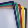 Durable SHERPA Vario Replacement Panels, 1 Section, Clear Panel Assorted Color Borders, 5/Pack View Product Image