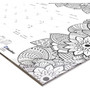 Blueline Monthly Desk Pad Calendar, DoodlePlan Coloring Pages, 17.75 x 10.88, Black Binding, Clear Corners, 12-Month (Jan-Dec): 2024 View Product Image