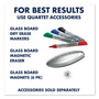 Quartet Infinity Glass Marker Board, 24" x 18", Frost Surface View Product Image