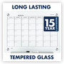 Quartet Infinity Magnetic Glass Calendar Board, One Month, 24 x 18, White Surface (QRTGC2418F) View Product Image