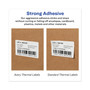 Avery Multipurpose Thermal Labels, 1.13 x 3.5, White, 130/Roll, 2 Rolls/Pack (AVE4150) View Product Image