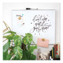 U Brands Magnetic Dry Erase Board, 20" x 16", White Surface, Satin Aluminum Frame View Product Image