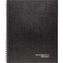 Cambridge Wirebound Business Notebook, 1-Subject, Wide/Legal Rule, Black Linen Cover, (80) 11 x 8.5 Sheets View Product Image