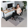 ES Robbins Sit or Stand Mat for Carpet or Hard Floors, 45 x 53, Clear/Black (ESR184603) View Product Image