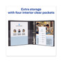 Avery Heavy-Duty View Binder with DuraHinge and One Touch Slant Rings, 3 Rings, 0.5" Capacity, 11 x 8.5, Black View Product Image