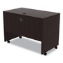 Alera Valencia Series Mobile Workstation Desk, 41.38" x 23.63" x 30", Espresso (ALEVA204224ES) View Product Image