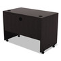 Alera Valencia Series Mobile Workstation Desk, 41.38" x 23.63" x 30", Espresso (ALEVA204224ES) View Product Image