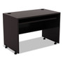 Alera Valencia Series Mobile Workstation Desk, 41.38" x 23.63" x 30", Espresso (ALEVA204224ES) View Product Image