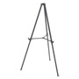 MasterVision Quantum Heavy Duty Display Easel, 35.62" to 61.22" High, Plastic, Black View Product Image