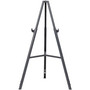 MasterVision Quantum Heavy Duty Display Easel, 35.62" to 61.22" High, Plastic, Black View Product Image