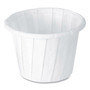 SOLO Paper Portion Cups, 0.75 oz, White, 250/Bag, 20 Bags/Carton View Product Image