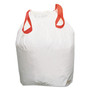 Draw 'n Tie Heavy-Duty Trash Bags, 13 gal, 0.9 mil, 24.5" x 27.38", White, 50 Bags/Roll, 4 Rolls/Box (WBI1DK200) View Product Image