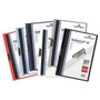Durable DuraClip Report Cover, Clip Fastener, 8.5 x 11, Clear/Black, 25/Box (DBL220301) View Product Image
