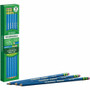 Ticonderoga Pre-Sharpened Erasable Checking Pencils - Blue Lead - HB Product Image 