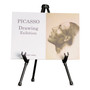 MasterVision Instant Table-Top Easel, 14.25" High, Black View Product Image