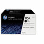HP 05A (CE505D) Original Laser Toner Cartridge - Dual Pack - Black - 2 / Carton Product Image 