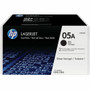 HP 05A (CE505D) Original Laser Toner Cartridge - Dual Pack - Black - 2 / Carton Product Image 