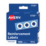 Avery Dispenser Pack Hole Reinforcements, 0.25" Dia, White, 1,000/Pack, (5720) View Product Image