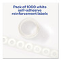 Avery Dispenser Pack Hole Reinforcements, 0.25" Dia, White, 1,000/Pack, (5720) View Product Image