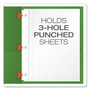 Oxford Twin-Pocket Folders with 3 Fasteners, 0.5" Capacity, 11 x 8.5, Green, 25/Box View Product Image