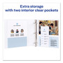 Avery Durable View Binder with DuraHinge and Slant Rings, 3 Rings, 3" Capacity, 11 x 8.5, White View Product Image
