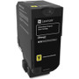 Lexmark Unison Original Standard Yield Laser Toner Cartridge - Yellow - 1 Each - (LEX74C10Y0) Product Image 