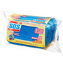 S.O.S. All Surface Scrubber Sponge, 2.5 x 4.5, 0.9" Thick, Dark Blue, 3/Pack, 8 Packs/Carton View Product Image