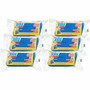 S.O.S All-Surface Scrubber Sponge - 5.3" Height x 3" Width x 0.9" Depth - 3/Pack - 8 / Carton - Cellulose Product Image 