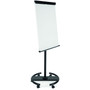 MasterVision 360 Multi-Use Mobile Magnetic Dry Erase Easel, 27 x 41, White Surface, Black Steel Frame (BVCEA4806156) View Product Image