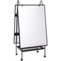 MasterVision Creation Station Magnetic Dry Erase Board, 29.5 x 74.88, White Surface, Black Metal Frame (BVCEA49145016) View Product Image