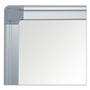 MasterVision Value Lacquered Steel Magnetic Dry Erase Board, 48" x 36", White Surface, Satin Aluminum Frame View Product Image