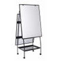 MasterVision Creation Station Dry Erase Board, 29.5 x 74.88, White Surface, Black Metal Frame (BVCEA49125016) View Product Image
