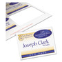 Avery Name Badge Insert Refills, Horizontal/Vertical, 3 x 4, White, 300/Box (AVE5392) View Product Image