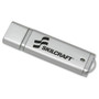 SKILCRAFT USB Flash Drive, Password Protected, 2GB, Silver (NSN5584986) Product Image 
