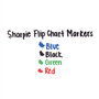 Sharpie Flip Chart Marker, Broad Bullet Tip, Assorted Colors, 4/Set (SAN22474) View Product Image