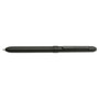 AbilityOne 7520016461095, SKILCRAFT B3 Aviator Multi-Color Ballpoint Pen/Pencil/Stylus, Retractable, 0.5 mm, Black/Red Ink, Black Barrel View Product Image