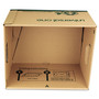 Universal Recycled Heavy-Duty Record Storage Box, Letter/Legal Files, Kraft/Green, 12/Carton View Product Image